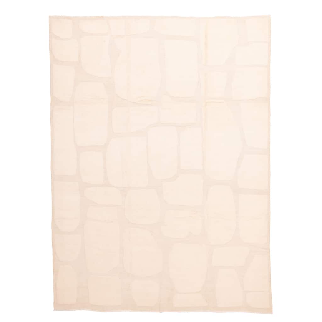 ECARPETGALLERY Hand-knotted Pak Finest Marrakesh Cream Wool Rug - 7'9 x 10'0