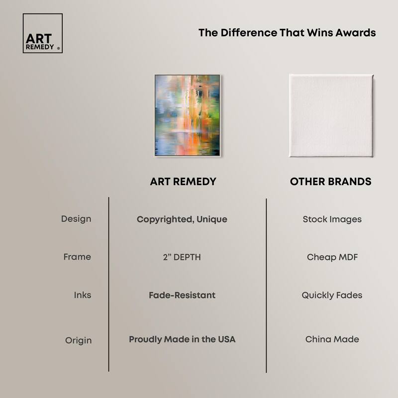 Spectrum's Embrace Canvas by Art Remedy