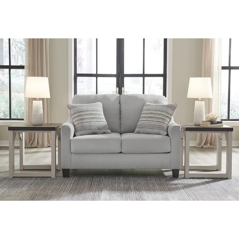Signature Design by Ashley Adlai Gray Loveseat - 57"W x 39"D x 40"H