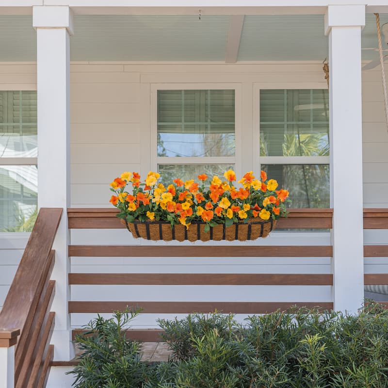 Faux Floral Window Box Filler