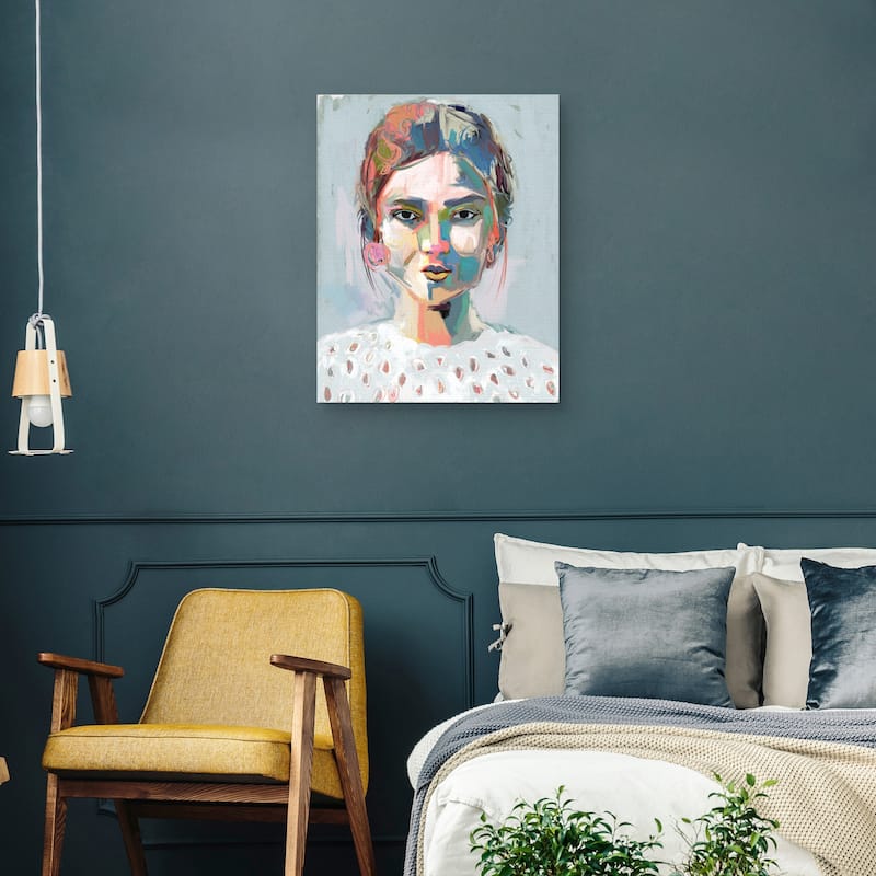 Face to Face II by Studio Arts Canvas Art Print