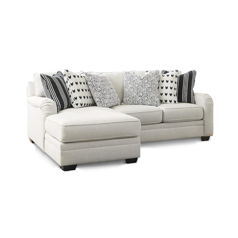 Signature Design by Ashley Huntsworth Dove Gray 2-Piece Sectional with Chaise - 95"W x 66"D x 38"H