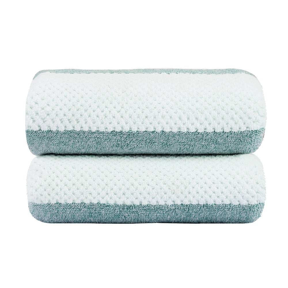 Green Striped Bath Towels - Bed Bath & Beyond