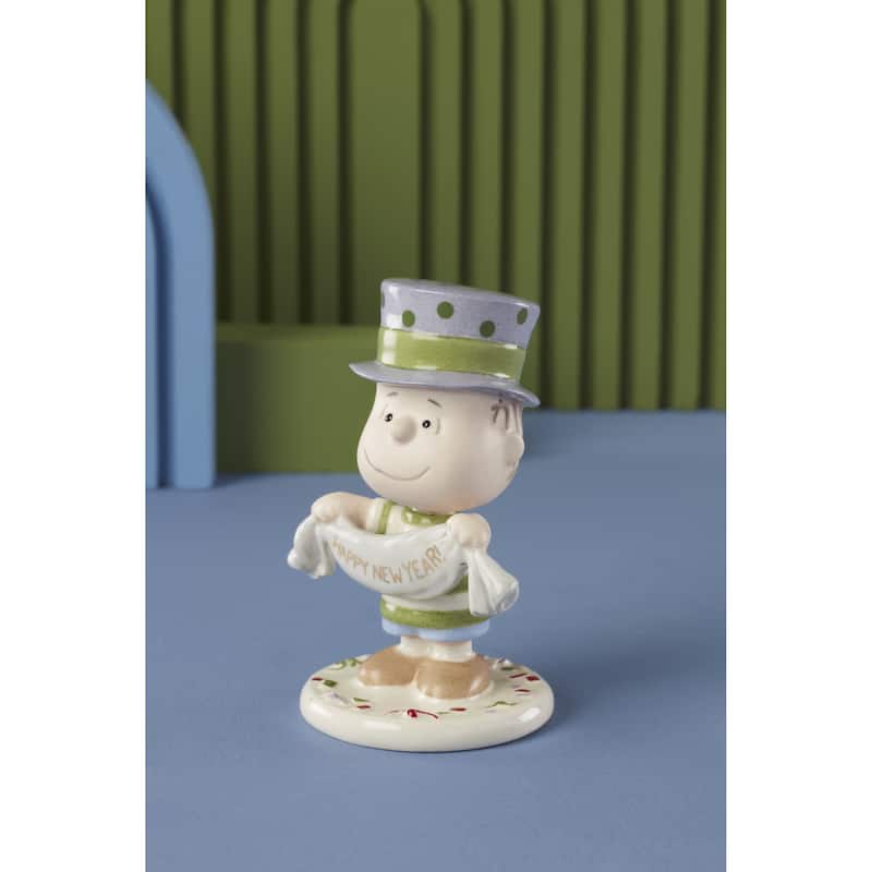Lenox PEANUTS 5-piece Happy New Year 5-piece Figurine Set by Lenox