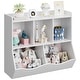 preview thumbnail 19 of 25, Toy Storage Cubby, Children's Toy Shelf White