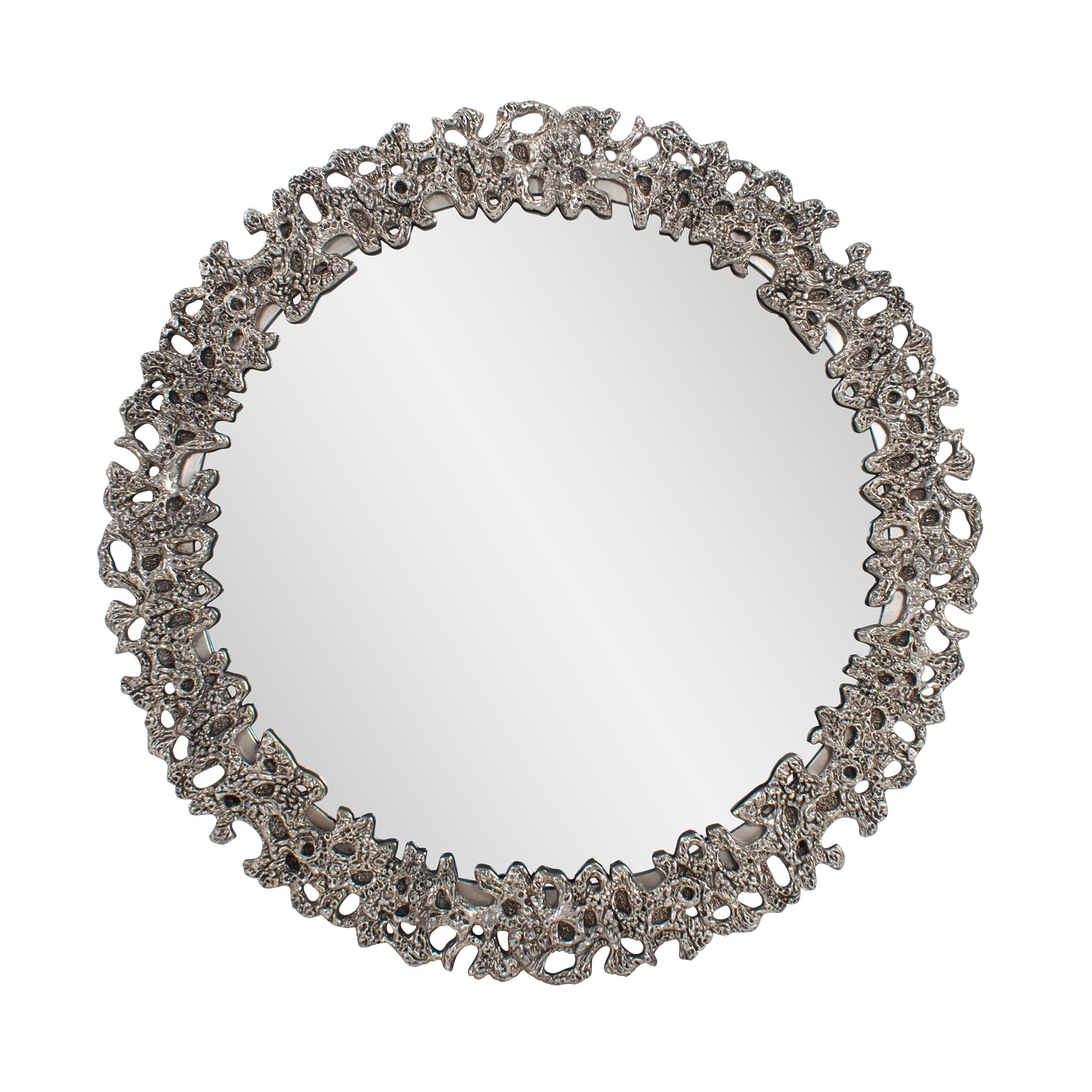 Asbille Antique Silver Wall Mirror