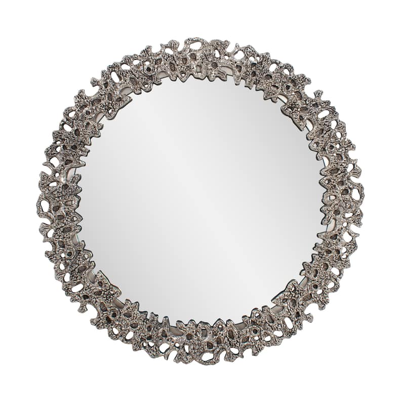 Asbille Antique Silver Wall Mirror
