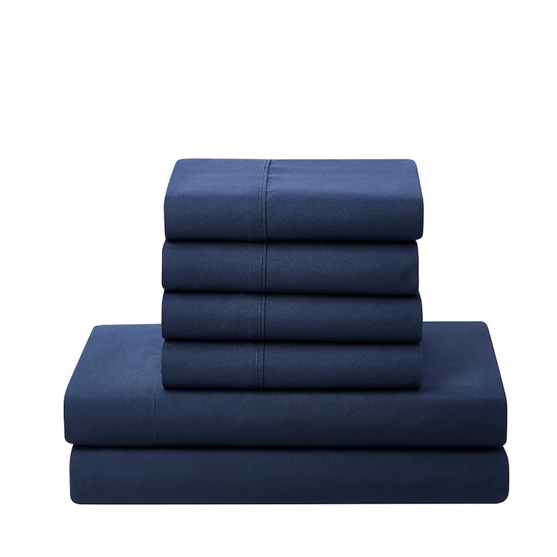 Sweet Home Collection Luxury Solid Bed-In-a-Bag with Sheet Set