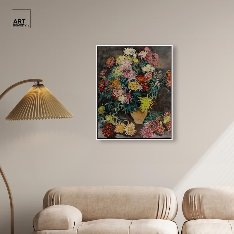 Louis Valtat Dahlias Canvas by Art Remedy