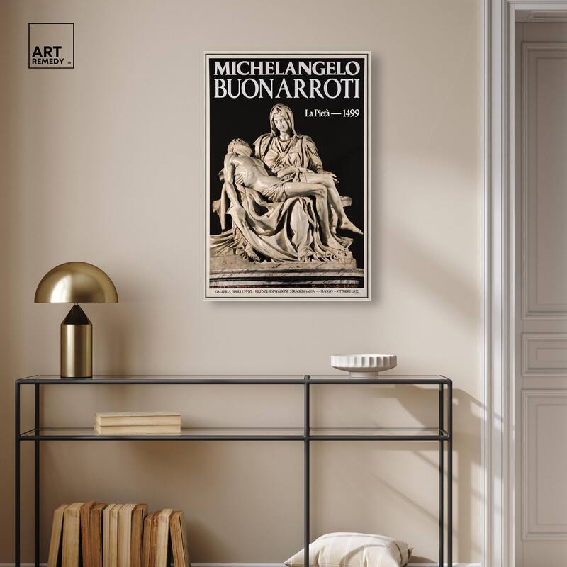 Marble Lamentation Canvas by Art Remedy
