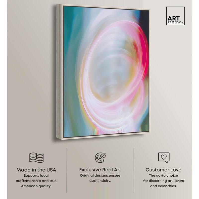 Swirling Light III Canvas by Art Remedy