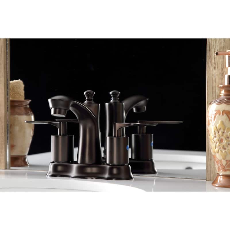 Kingston Brass Serena 1.2 GPM Centerset Bathroom Faucet with Pop-Up