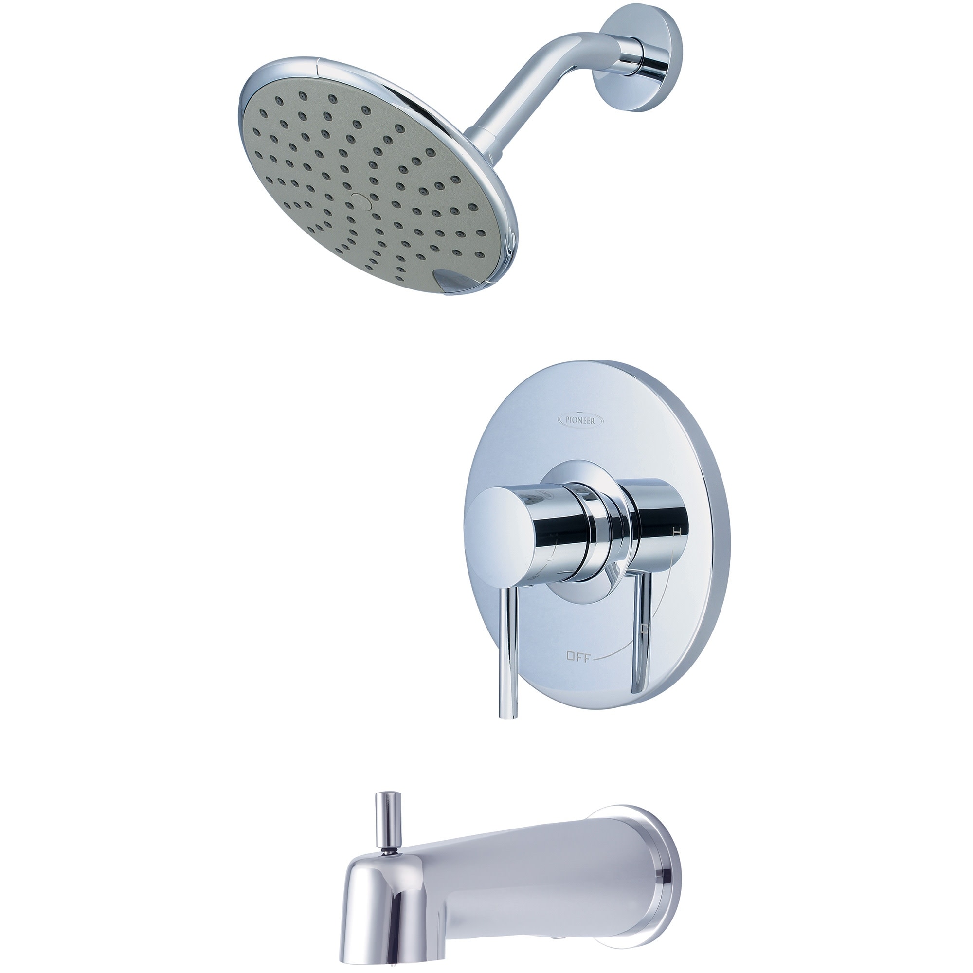 Pioneer Faucets Motegi Tub and Shower Trim Package with 1.75 GPM