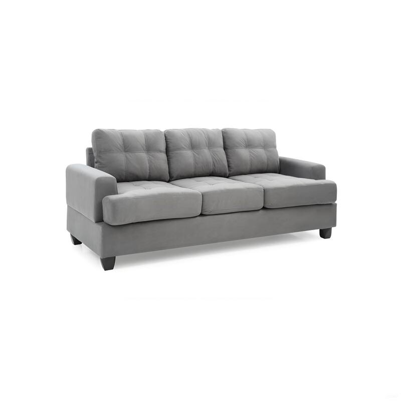 G513A-S Gray Microfiber Sofa