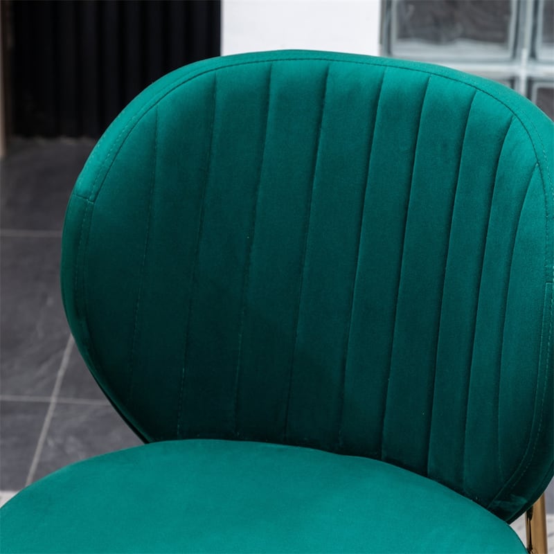 Contemporary Velvet Upholstery Dining Chair