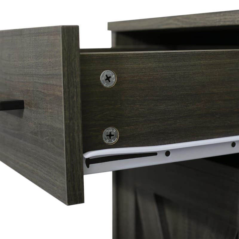 Traditional 42.4" Wide 3 Drawer Sideboard Storage Cabinet