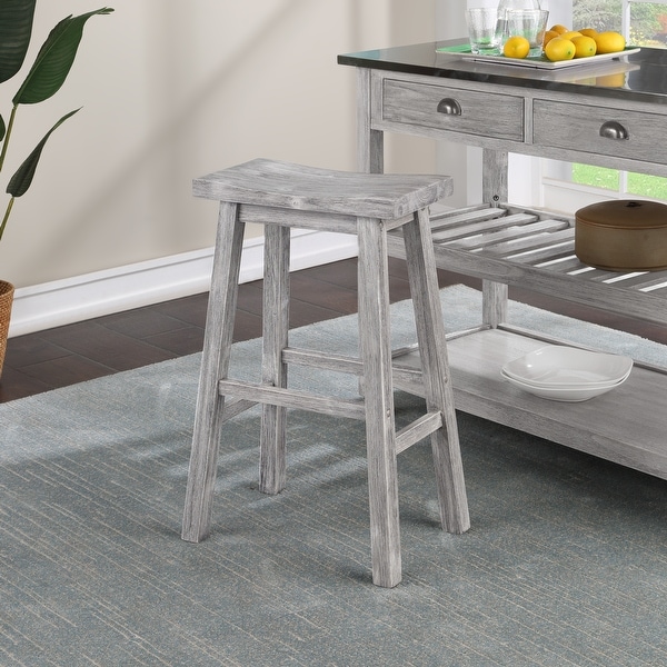 Gray saddle shop bar stools