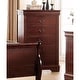Aoolive Storage Cabinet Bedroom Chest in Cherry for Home Furniture ...