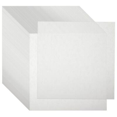 500-Pack 6" Square Wax Paper Sheets Non-Stick Deli Wrap Liners