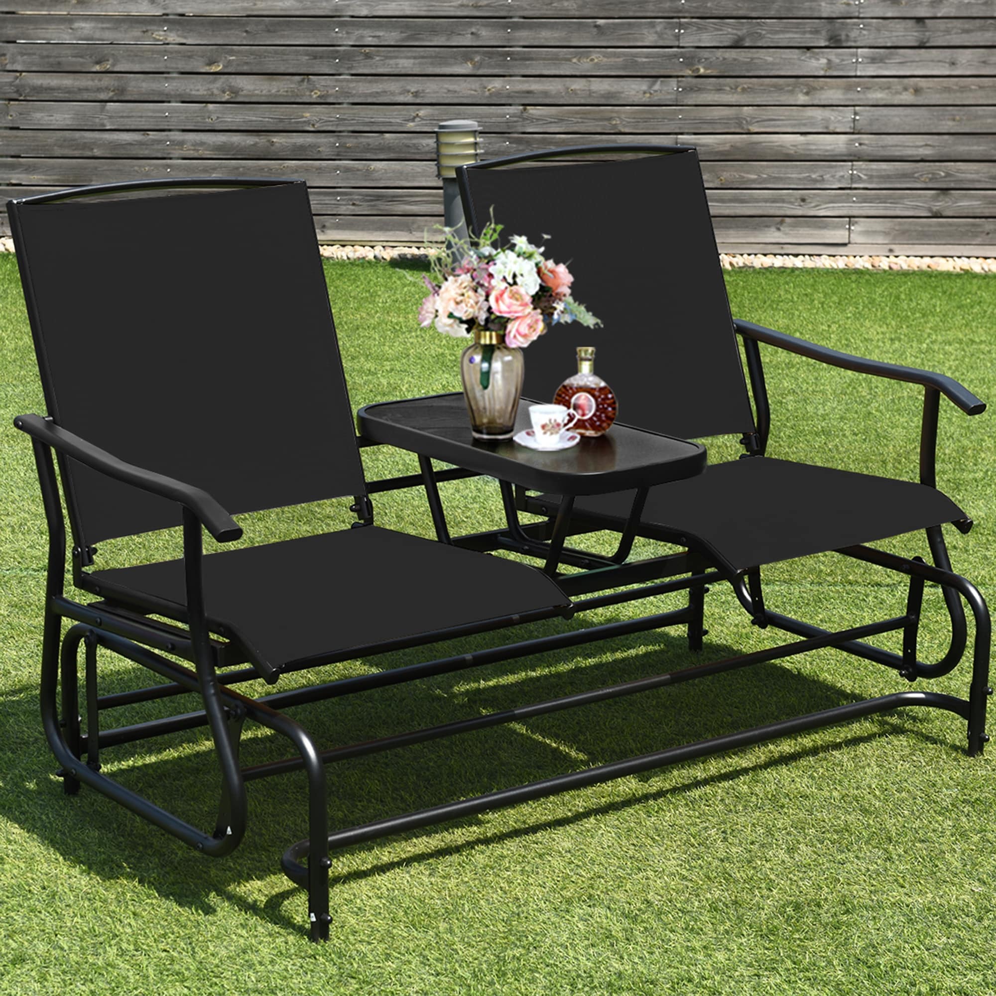 Two person glider chair deals