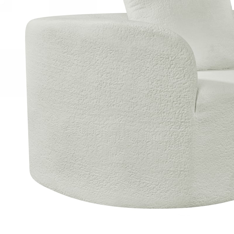 116" Polyester Modern 4-Seater Sofa with High-Density Sponge Construction