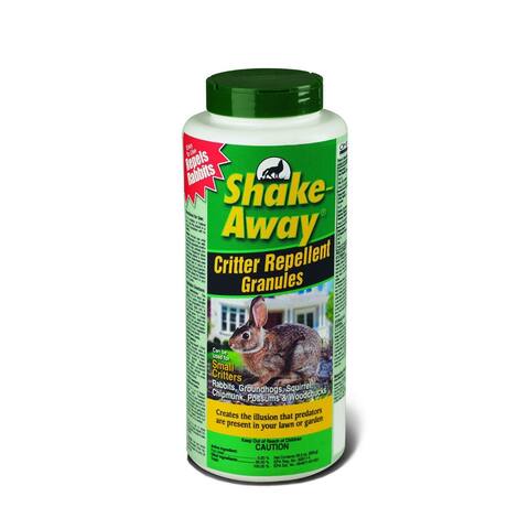 Shake-Away 2852228 Fox Urea Granules Rabbit/Small Critter Repellent, 28.5 Oz
