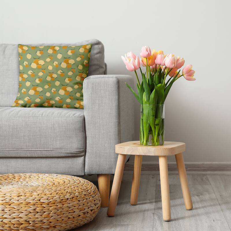 Oranges and Lemons Decorative Throw Pillow