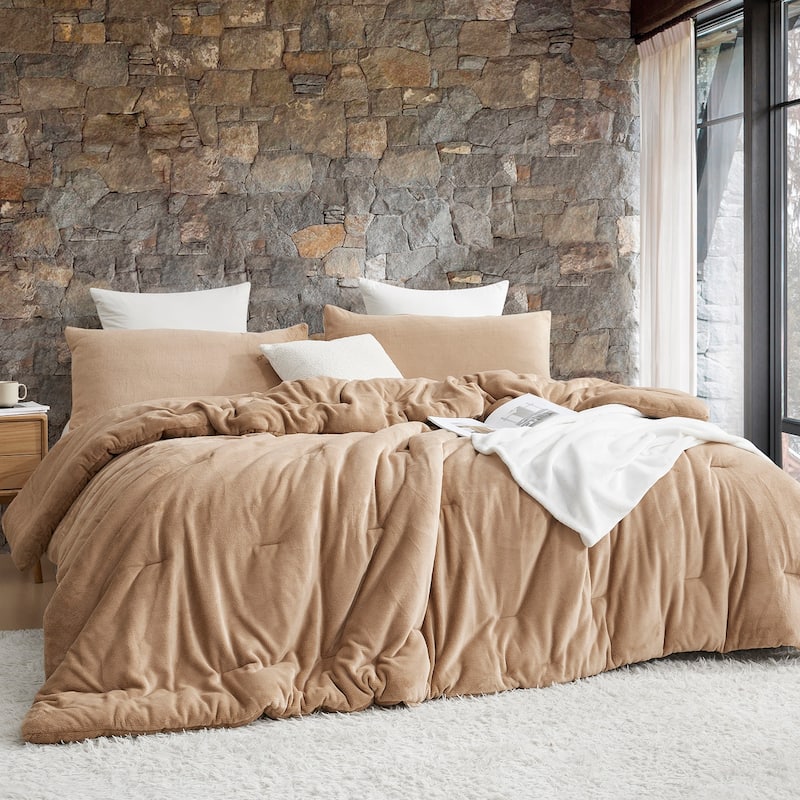 Nashville Ribs - Coma Inducer® Oversized Comforter Set - Ginger Root - Oversized Queen