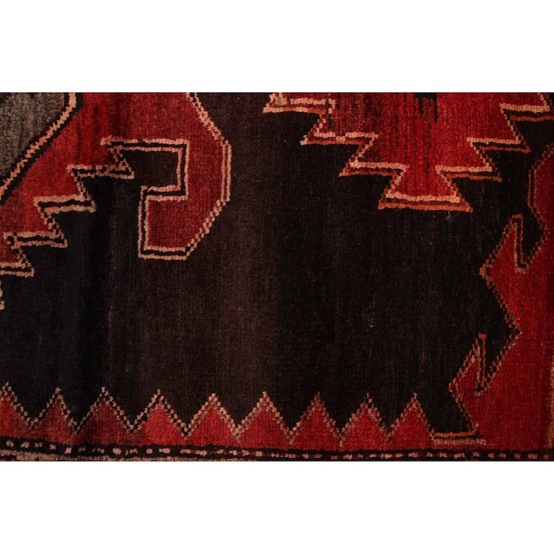 ECARPETGALLERY Hand-knotted Konya Anatolian Black, Red Wool Rug - 4'3 x 6'8