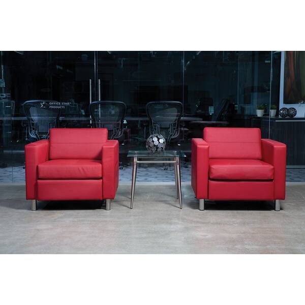 Pacific Arm Accent Chair With Chrome Legs Overstock 22972094