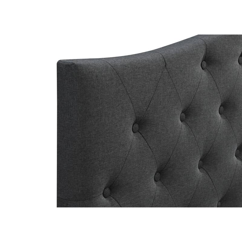 Grace by Ovis Upholstered Button-tufted Platform Bed Frame