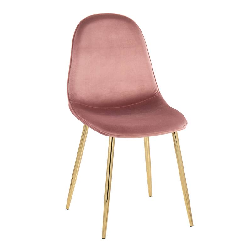 Silver Orchid Stone Gold Dining Chair - Set of 2