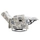 preview thumbnail 41 of 102, 29'' W Pattern Floral Swivel Manual Push Back Recliner Glider Chair