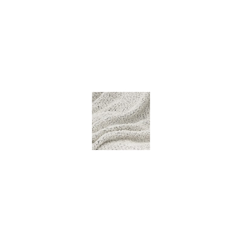 Leonita Black/White Throw