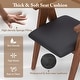 preview thumbnail 8 of 8, Costway Modern Accent Chairs Set of 2/4 with Leathaire Seat Cushions &