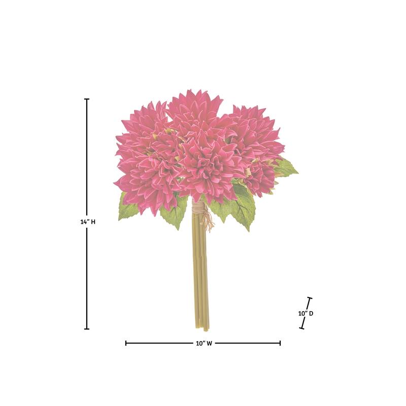 14"Pu Summer Dahlia Bundle