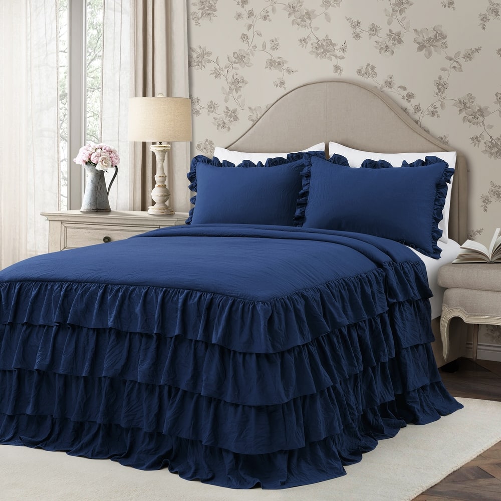 The Gray Barn Molly Mae Ruffle Skirt Bedspread Set