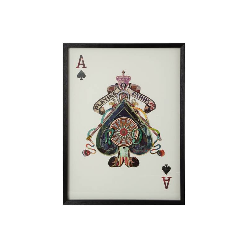 Ace of Spades II Wall Art - 29.5L x 1.6W x 39.4H