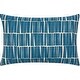 preview thumbnail 31 of 30, Artistic Weavers Ilayda Abstract Stripe Modern Throw Pillow 13"H x 20"W - Cover Only - Dark Blue