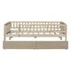 preview thumbnail 6 of 7, Natural Pine Wood Twin Daybed with Two Drawers