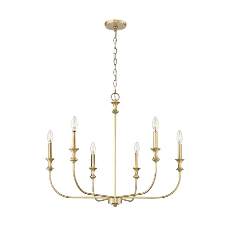 Millennium Lighting 29506 Savanne 6 Light 28" Wide Taper Candle Style