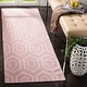 preview thumbnail 10 of 96, SAFAVIEH Handmade Flatweave Dhurries Trudi Modern Moroccan Wool Rug 2'6" x 10' Runner - Pink/Ivory