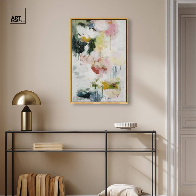 Dripping Colors III Canvas by Art Remedy