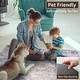 preview thumbnail 20 of 19, Sorbus Area Rug for Entryway, Machine Washable, Non-Slip, Vintage Rug - 3 x 5 ft