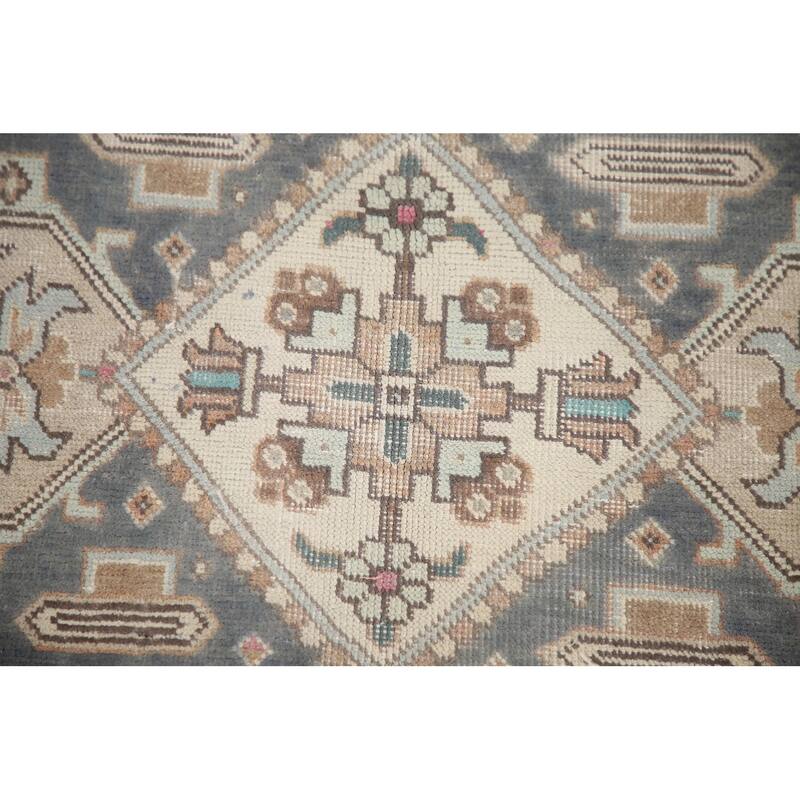 Hand Knotted Oriental 100% Wool Carpet Traditional Medallion Pink Tabriz Area Rug - 13' 0'' X 9' 6''