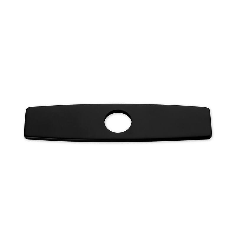Luxier 10 in. Kitchen Sink Faucet Hole Cover Deck Plate Escutcheon