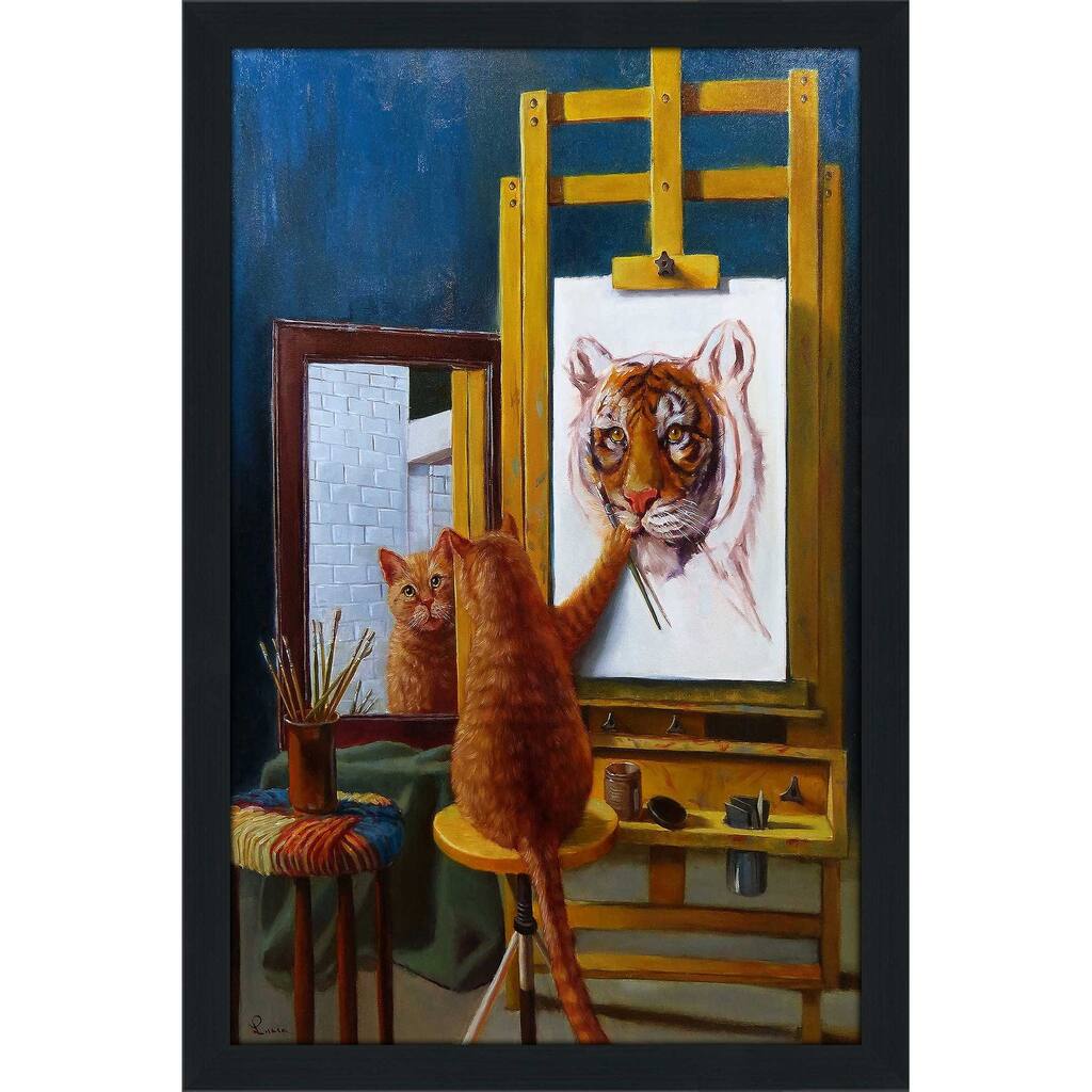 "Norman Catwell" by Lucia Heffernan Print on Acrylic