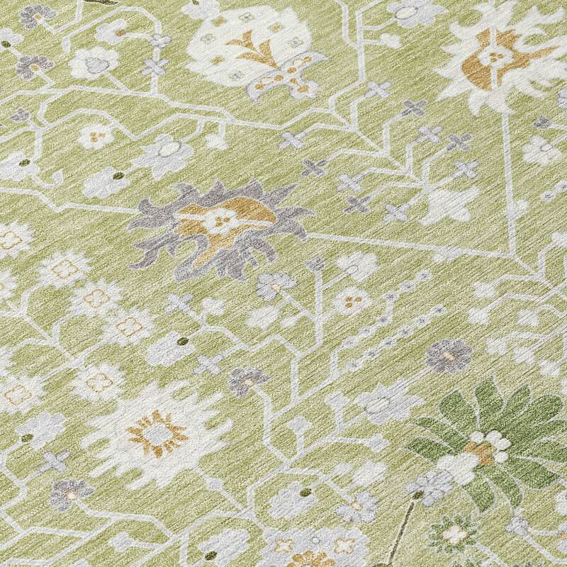 HomeRoots Oriental Traditional Rectangle Outdoor Rug