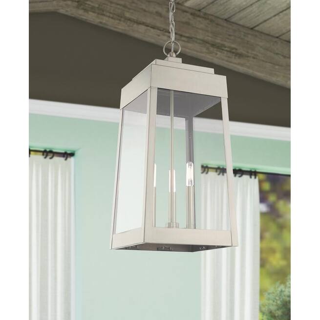 Livex Lighting 3-Light Outdoor Pendant Lantern, 20860