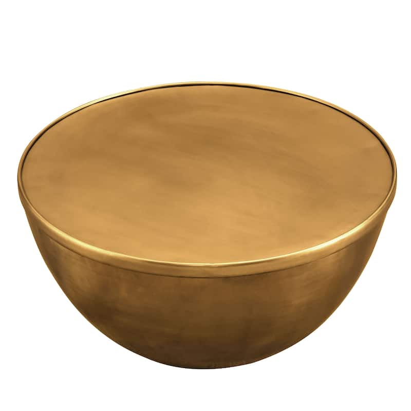 Viora 32 Inch Metal Storage Coffee Table